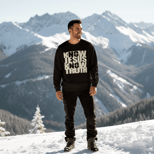 Know/No Jesus, Know/No Truth Sweatshirt - Timeless Tones - 5 Colors - Sacred Stylz