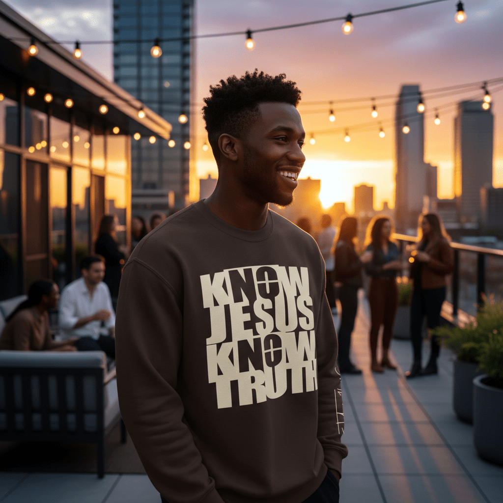 Know/No Jesus, Know/No Truth Sweatshirt - Timeless Tones - 5 Colors - Sacred Stylz