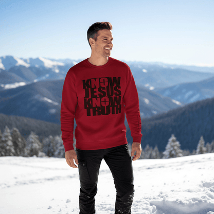 Know/No Jesus, Know/No Truth Sweatshirt - Timeless Tones - 5 Colors - Sacred Stylz