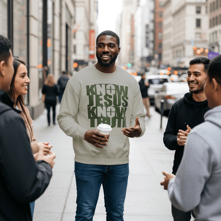 Know/No Jesus, Know/No Truth Sweatshirt - Timeless Tones - 5 Colors - Sacred Stylz