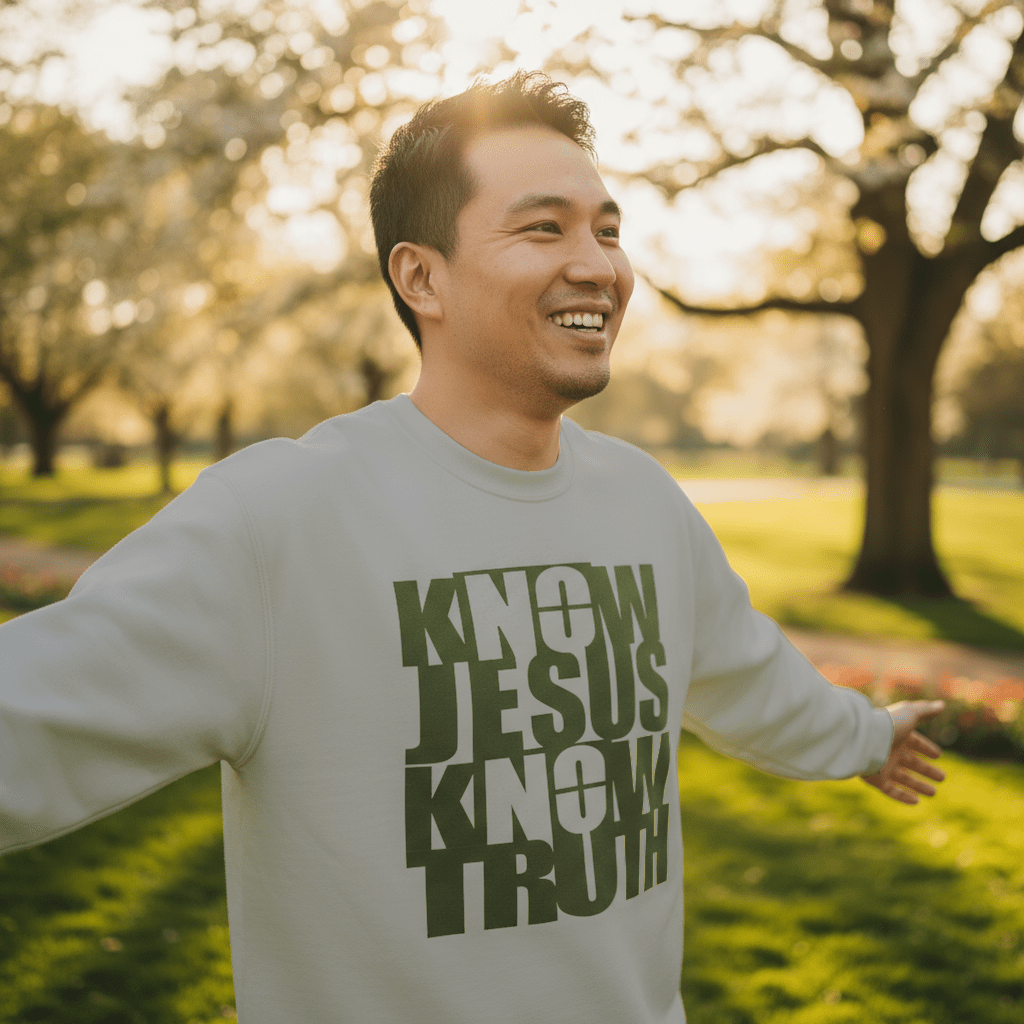 Know/No Jesus, Know/No Truth Sweatshirt - Timeless Tones - 5 Colors - Sacred Stylz