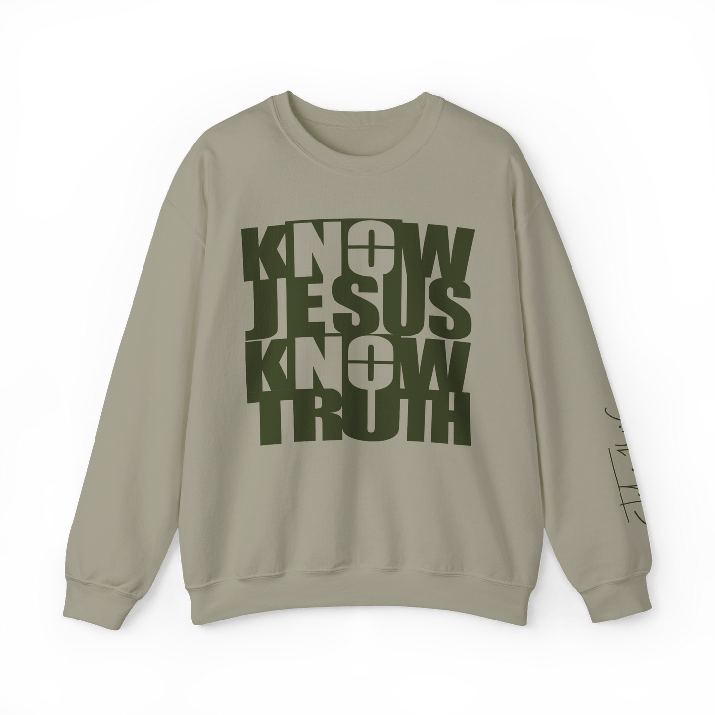 Know/No Jesus, Know/No Truth Sweatshirt - Timeless Tones - 5 Colors - Sacred Stylz