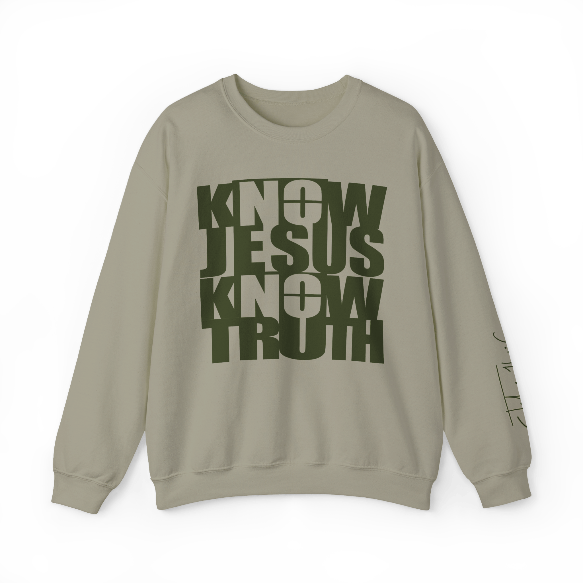 Know/No Jesus, Know/No Truth Sweatshirt - Timeless Tones - 5 Colors - Sacred Stylz