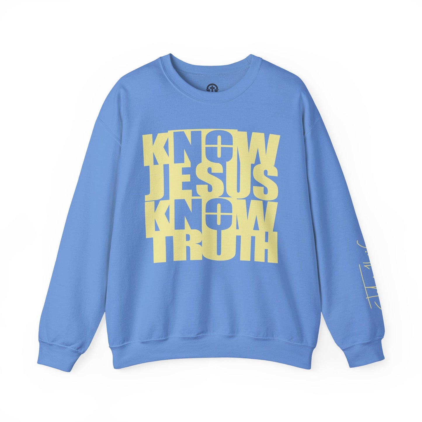 Know/No Jesus, Know/No Truth Sweatshirt - Vibrant Tones - 3 Color Options - Sacred Stylz