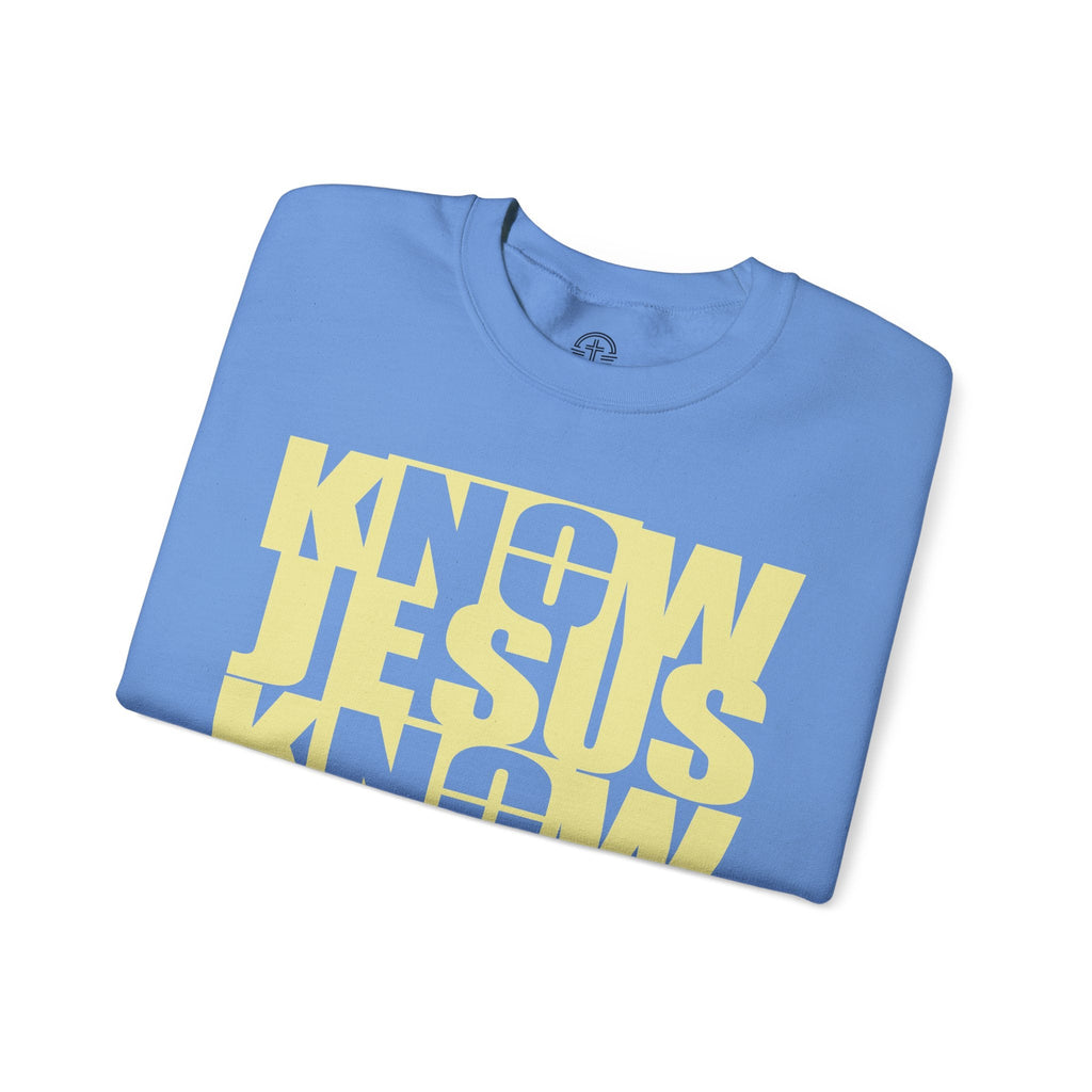 Know/No Jesus, Know/No Truth Sweatshirt - Vibrant Tones - 3 Color Options - Sacred Stylz