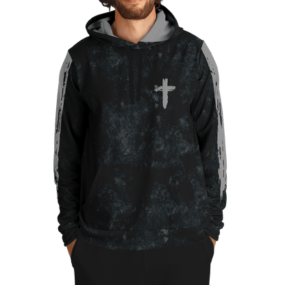 Know/No Jesus-Peace Hoodie - Black and Gray - Sacred Stylz