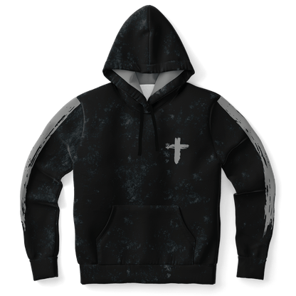 Know/No Jesus-Peace Hoodie - Black and Gray - Sacred Stylz