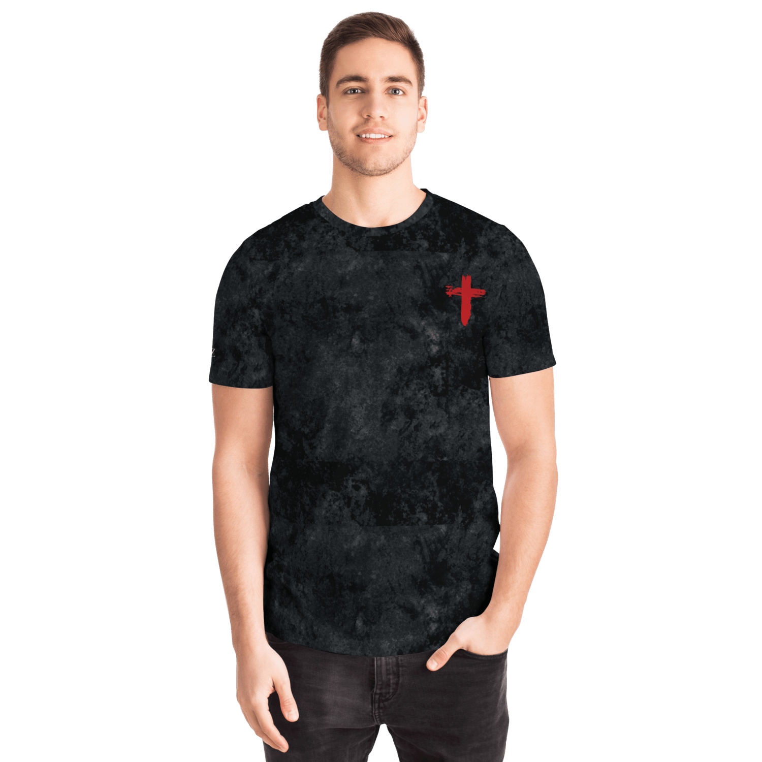 Know/No Jesus-Peace Shirt Black and Red - Sacred Stylz