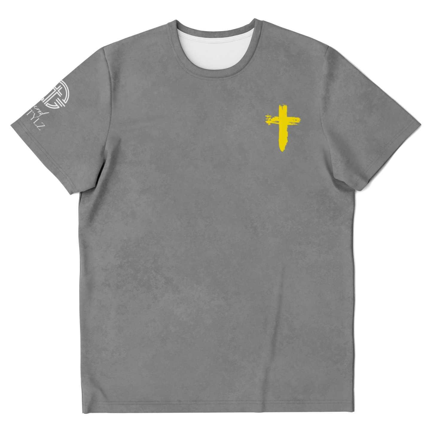 Know/No Jesus-Peace Shirt Gray and Yellow - Sacred Stylz