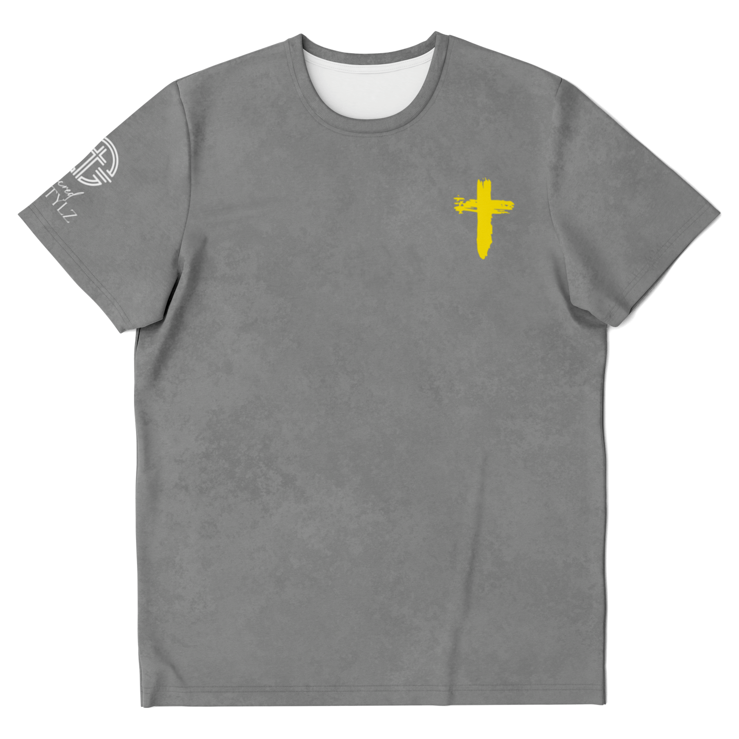 Know/No Jesus-Peace Shirt Gray and Yellow - Sacred Stylz