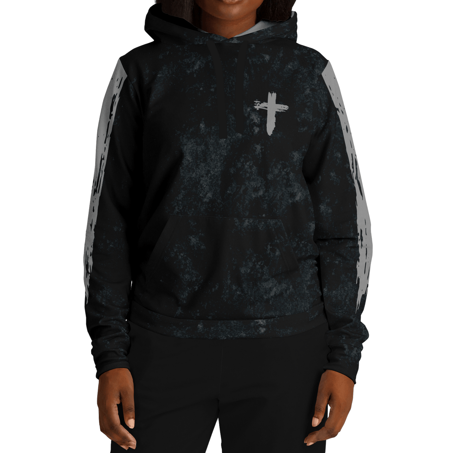 Know/No Jesus-Truth Hoodie - Black and Gray - Sacred Stylz