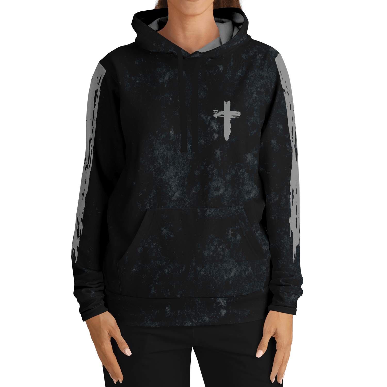 Know/No Jesus-Truth Hoodie - Black and Gray - Sacred Stylz