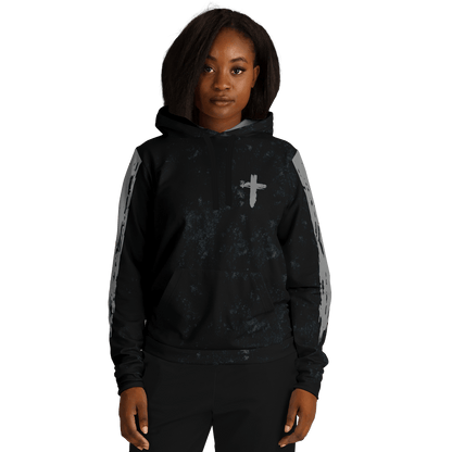 Know/No Jesus-Truth Hoodie - Black and Gray - Sacred Stylz