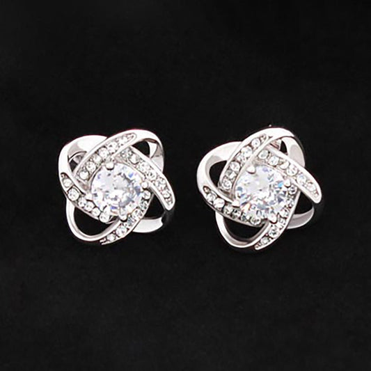 Love Knot Stud Earrings - Sacred Stylz