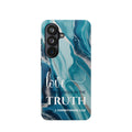 Love Rejoices - Magnetic Tough Phone Case - Bible Verse (Blue Marble) - (Fits Samsung & Apple) - Sacred Stylz