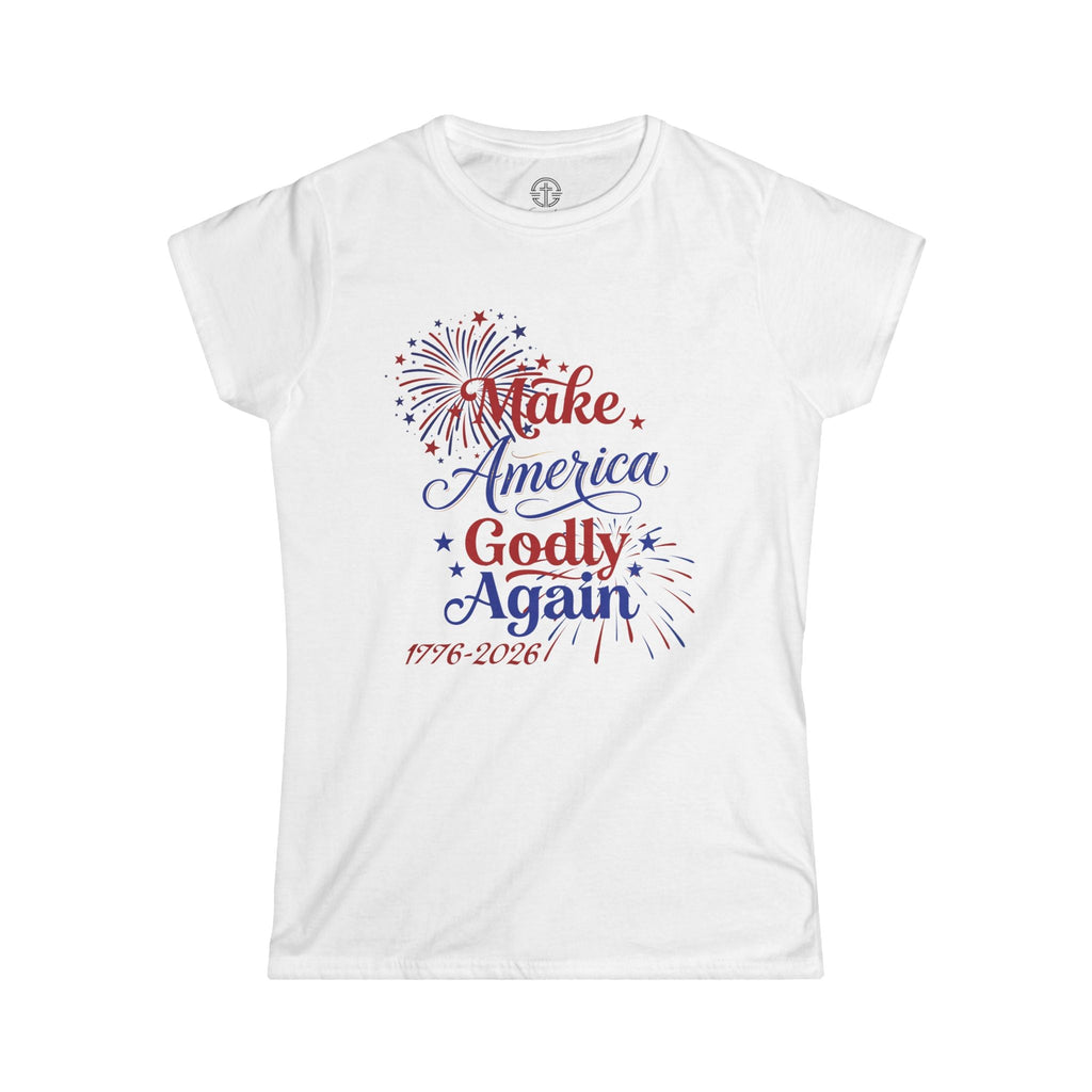 Make America Godly Again | Women's Softstyle Tee - Sacred Stylz