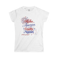 Make America Godly Again | Women's Softstyle Tee - Sacred Stylz