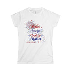Make America Godly Again | Women's Softstyle Tee - Sacred Stylz