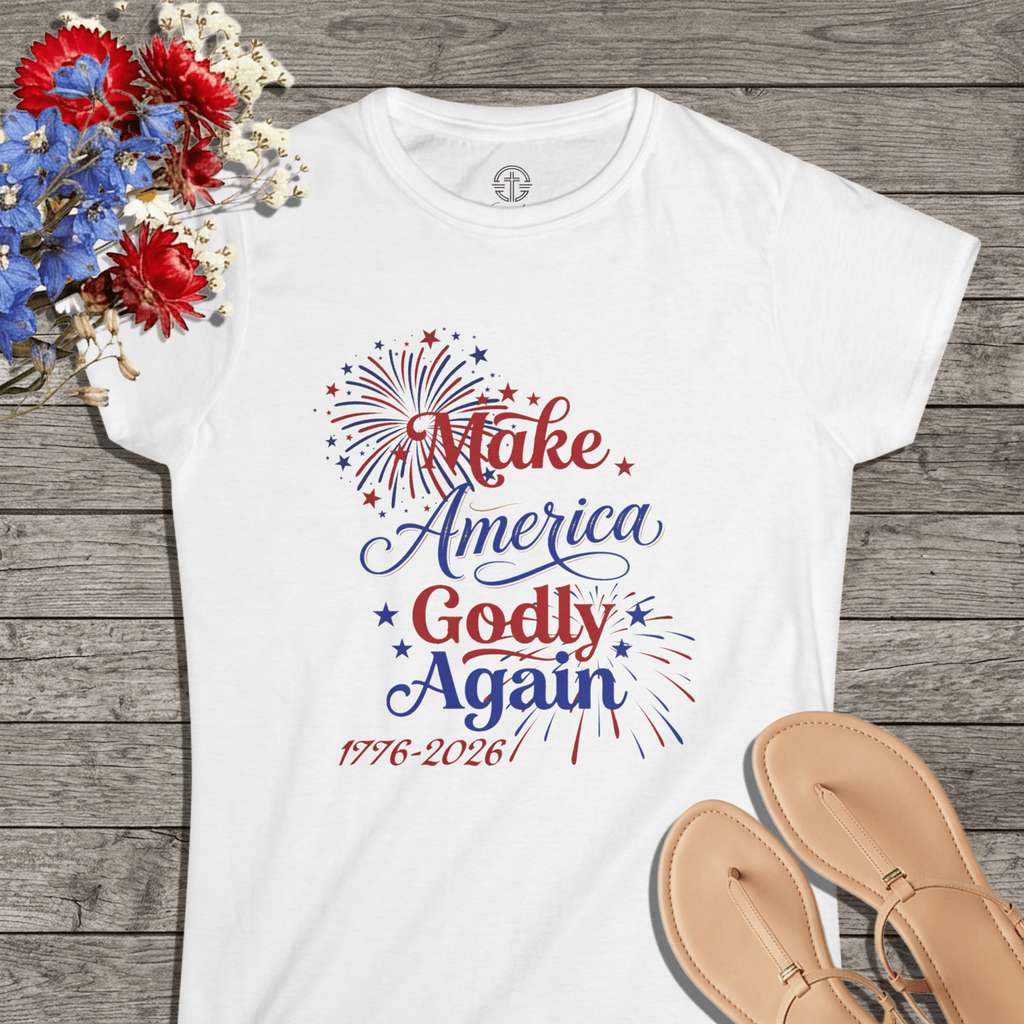 Make America Godly Again | Women's Softstyle Tee - Sacred Stylz