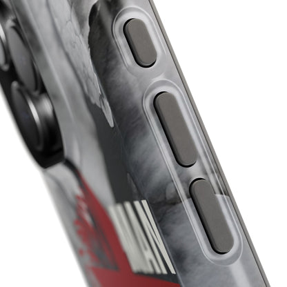 Man of Faith - Impact - Resistant Phone Case - Lion & Cross (Red) - Sacred Stylz