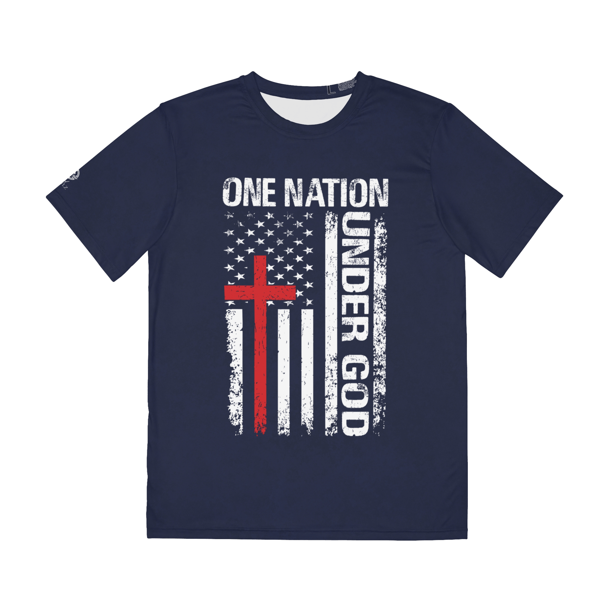 One Nation Under God - Men's Short Sleeve Shirt - Sacred Stylz