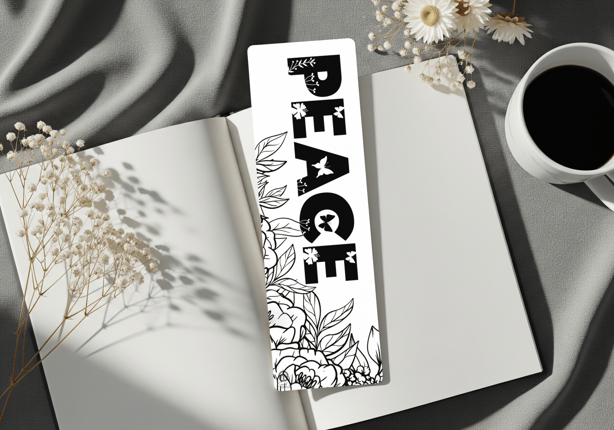 Reflect & Inspire: "Peace, Love, & Joy" Printable Bookmark Set (Digital Download) - Sacred Stylz