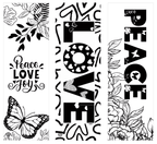 Reflect & Inspire: "Peace, Love, & Joy" Printable Bookmark Set (Digital Download) - Sacred Stylz