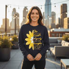 She is Clothed in Strength - Champion Sweatshirt - 3 Colors - Sacred Stylz