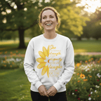 She is Clothed in Strength - Champion Sweatshirt - 3 Colors - Sacred Stylz