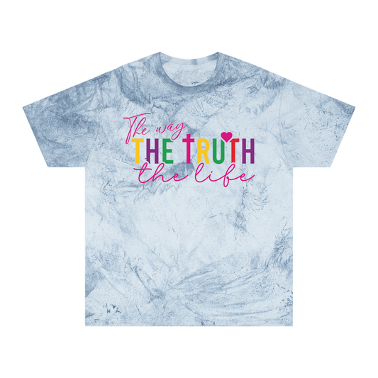 The Way, The Truth, The Life - Color Blast T-Shirt - Sacred Stylz