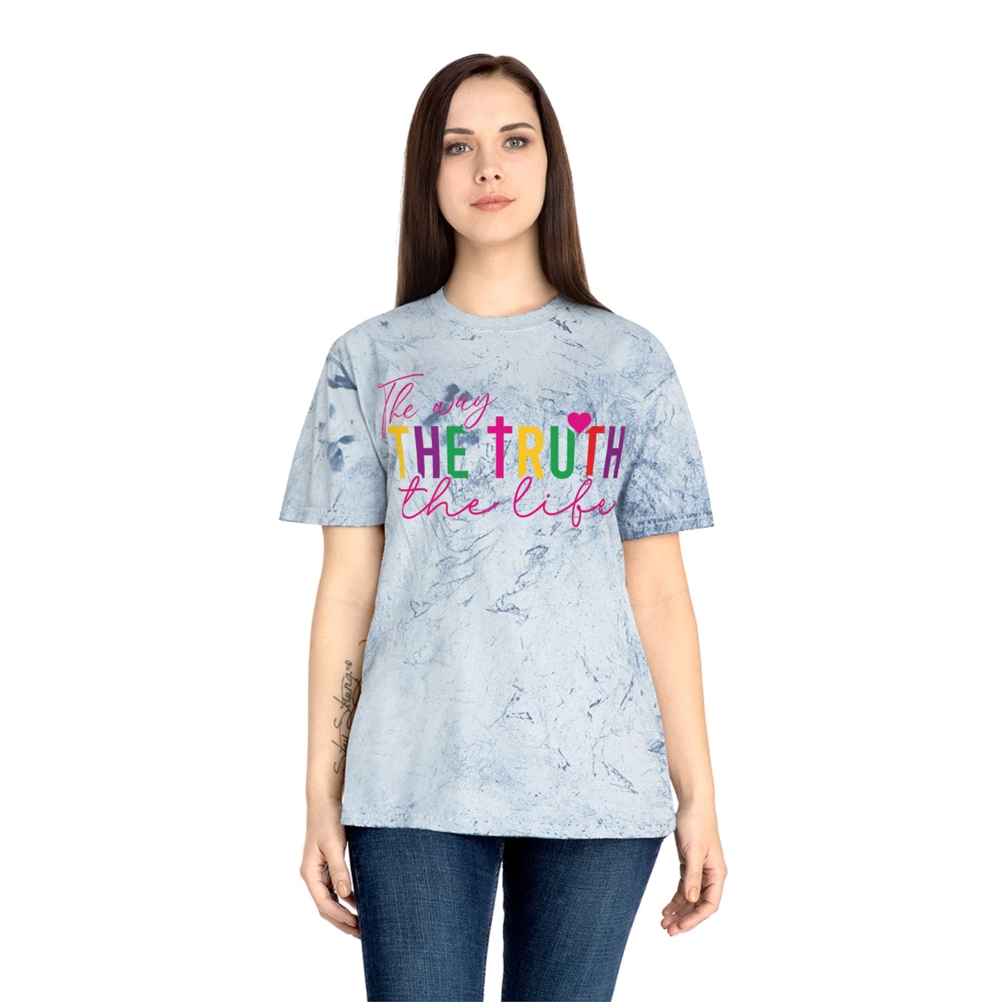 The Way, The Truth, The Life - Color Blast T-Shirt - Sacred Stylz