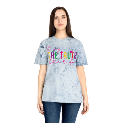 The Way, The Truth, The Life - Color Blast T-Shirt - Sacred Stylz