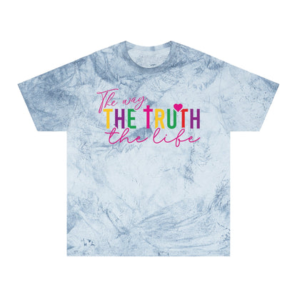 The Way, The Truth, The Life - Color Blast T-Shirt - Sacred Stylz