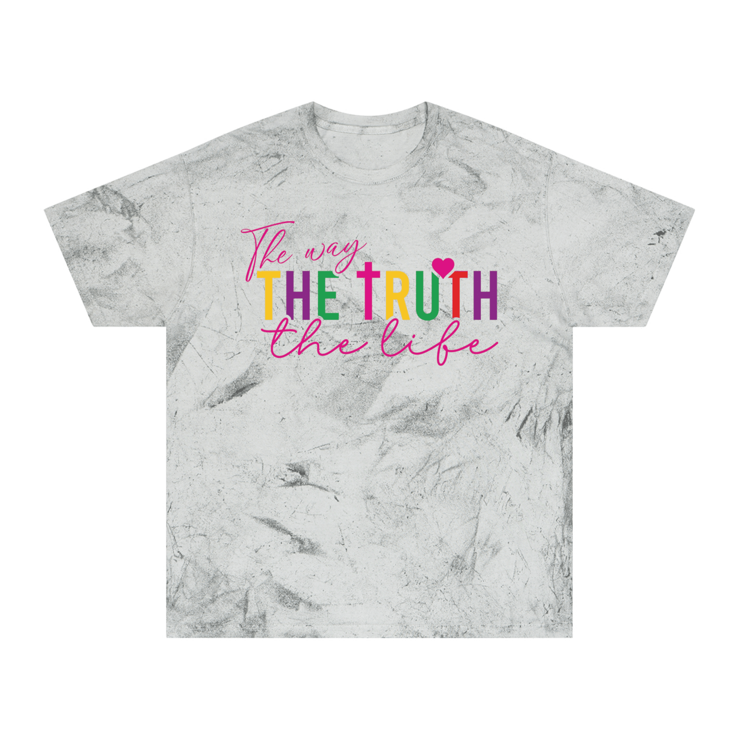 The Way, The Truth, The Life - Color Blast T-Shirt - Sacred Stylz