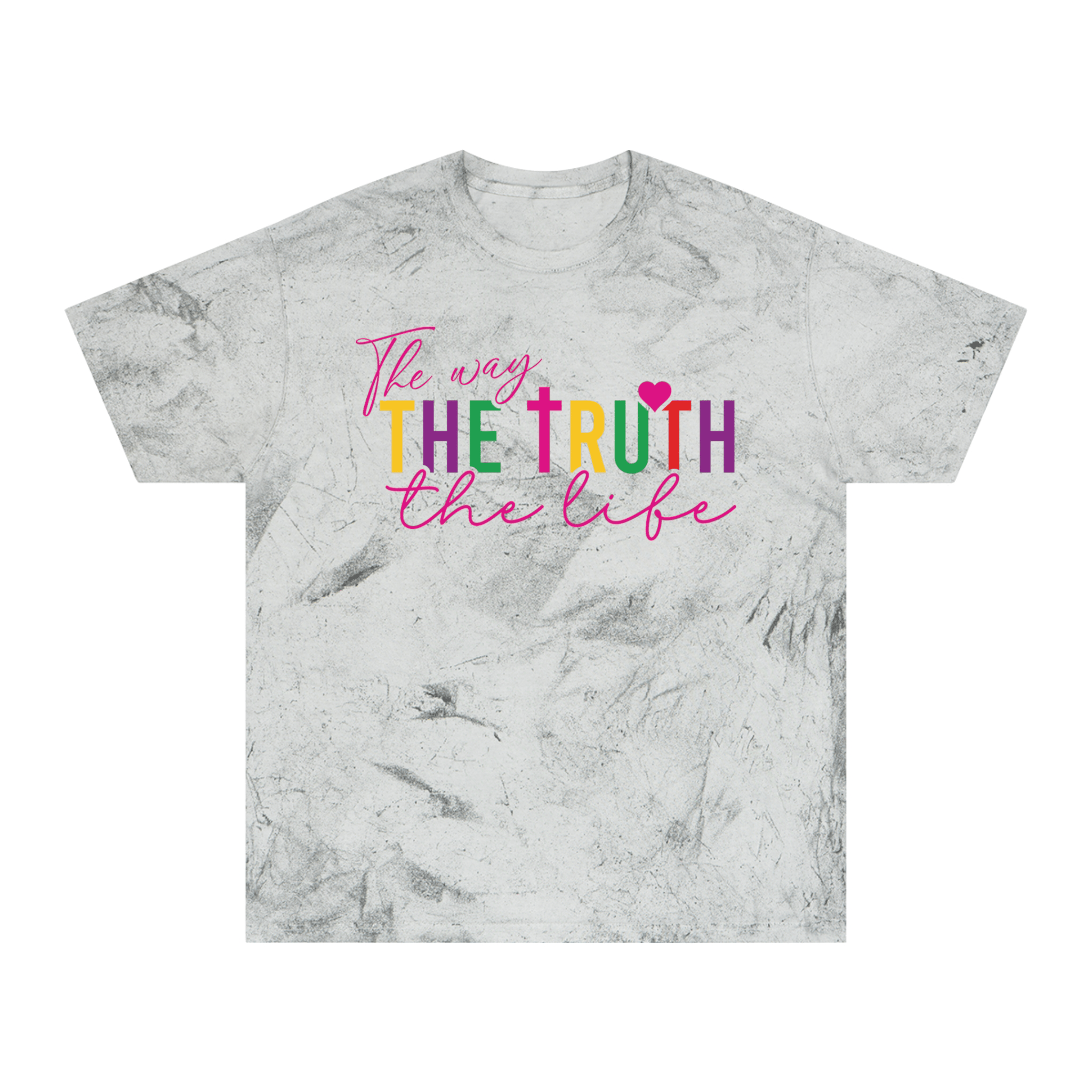The Way, The Truth, The Life - Color Blast T-Shirt - Sacred Stylz