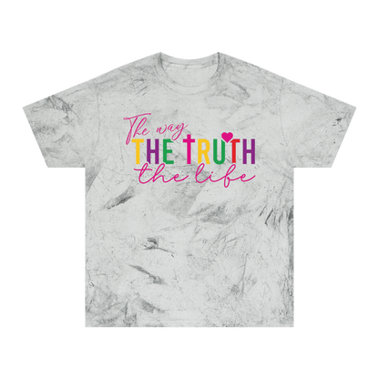 The Way, The Truth, The Life - Color Blast T-Shirt - Sacred Stylz