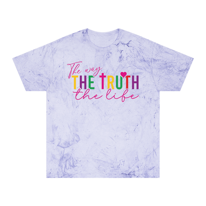 The Way, The Truth, The Life - Color Blast T-Shirt - Sacred Stylz