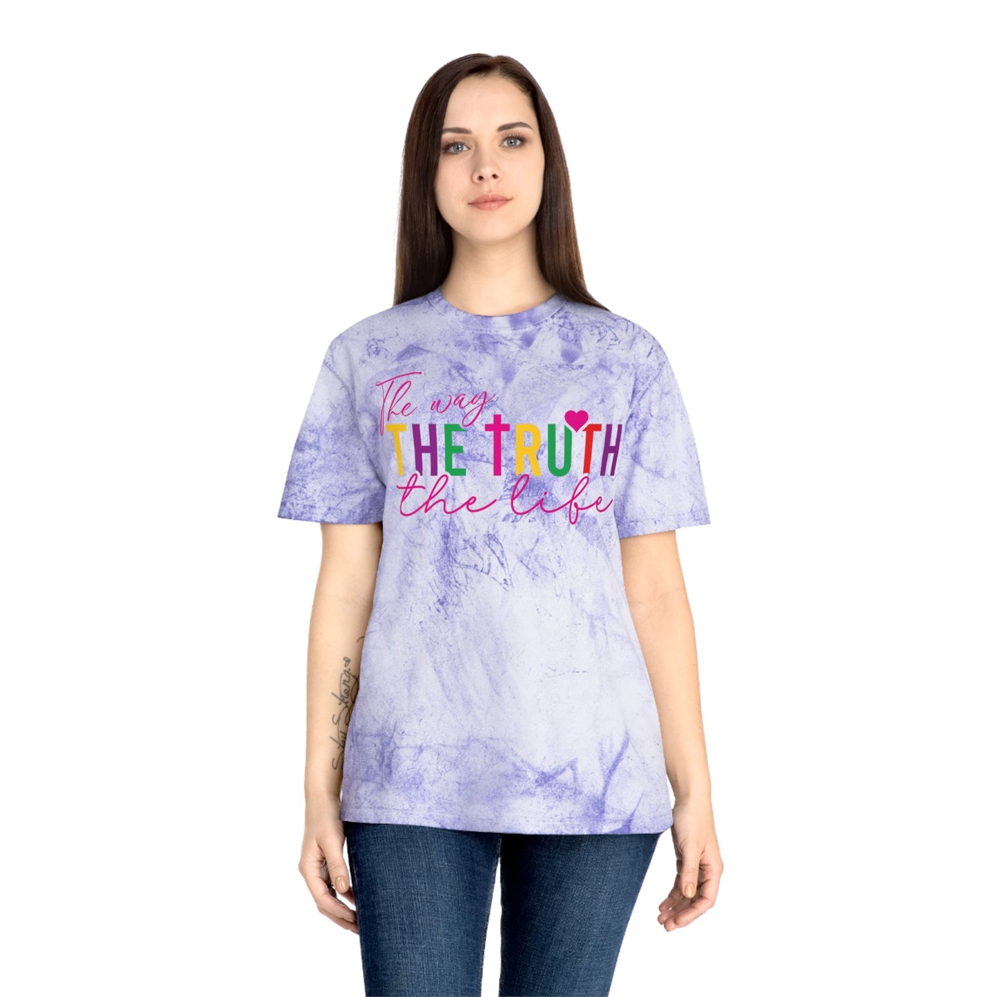 The Way, The Truth, The Life - Color Blast T-Shirt - Sacred Stylz