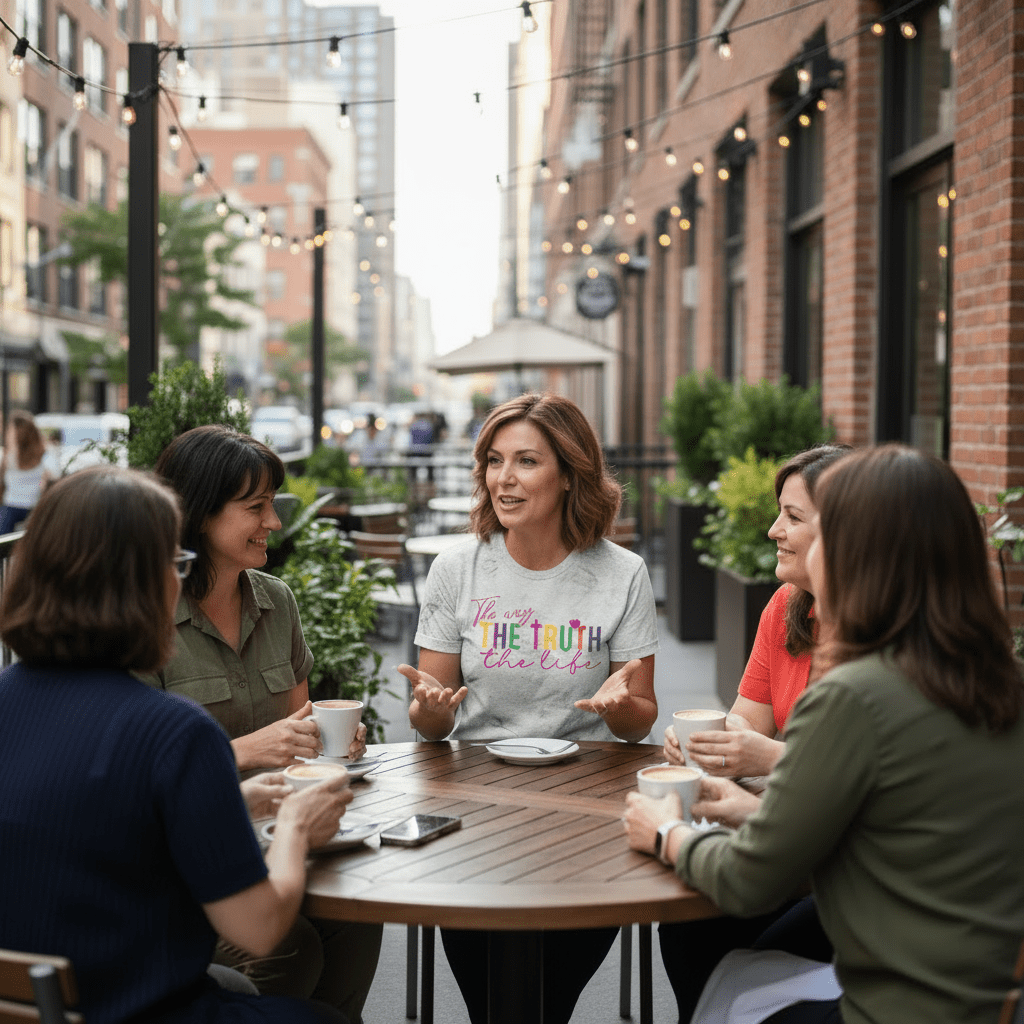 The Way, The Truth, The Life - Color Blast T-Shirt - 4 Colors - Sacred Stylz