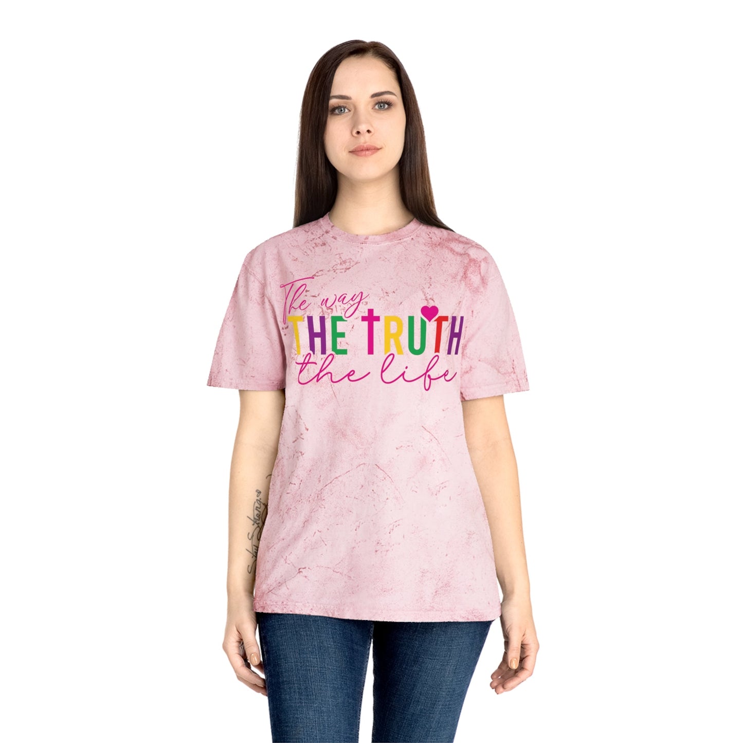 The Way, The Truth, The Life - Color Blast T-Shirt - Sacred Stylz