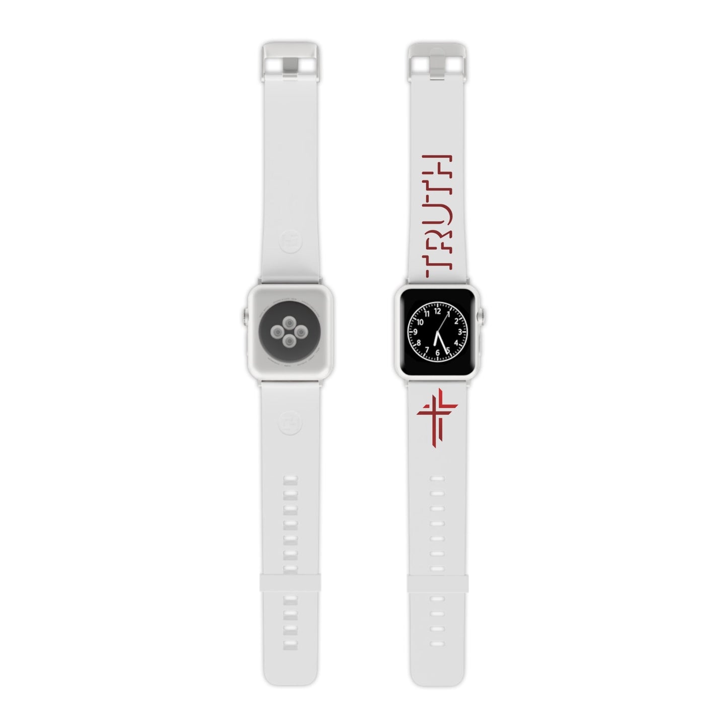 Truth Watch Band - Red Shadow on White for Apple Watch 38/40/42/44 - Sacred Stylz