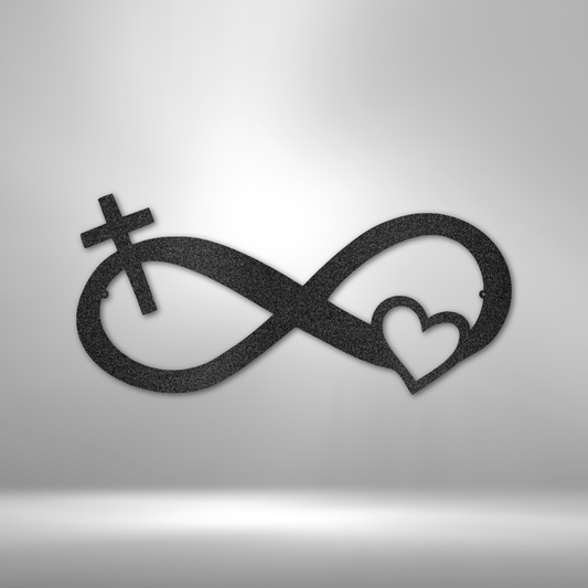 Christ's Infinite Love - Steel Sign - Sacred Stylz