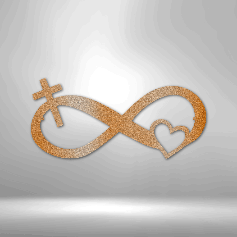 Christ's Infinite Love - Steel Sign - Sacred Stylz