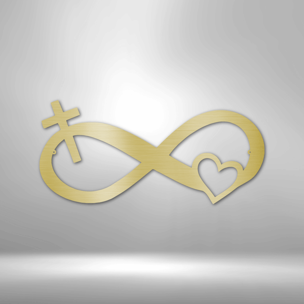 Christ's Infinite Love - Steel Sign - Sacred Stylz