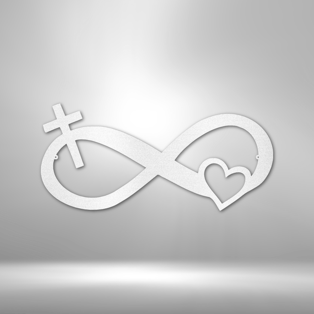 Christ's Infinite Love - Steel Sign - Sacred Stylz